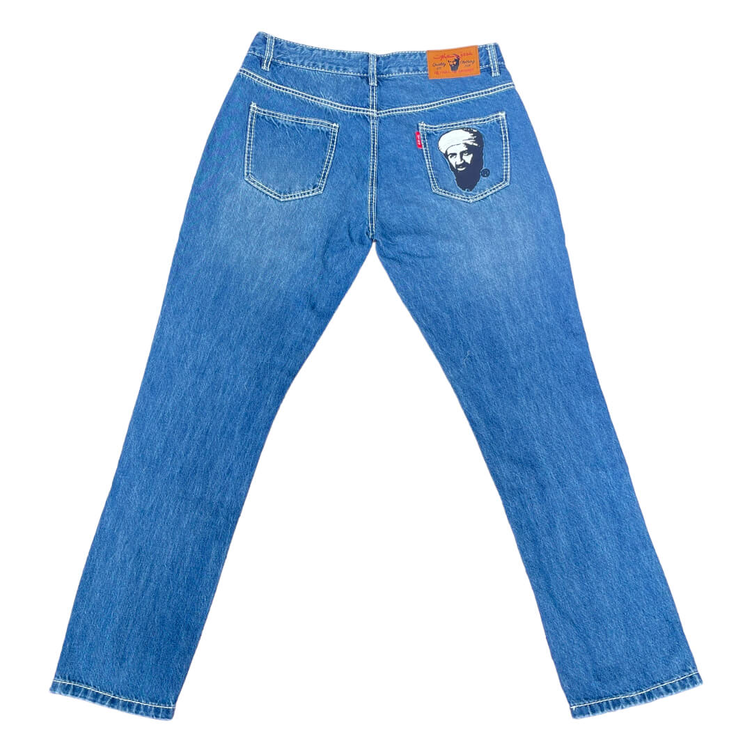 UpToNoGood Blue Wash Denim Jeans